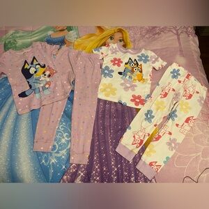 bluey pjs pajamas girls 5T